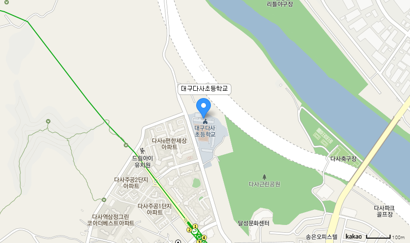학교 찾아오시는 길 지도